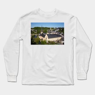 Luxembourg; City; Church; Abbey; Neumunster; Monastery; cultural center; ground Long Sleeve T-Shirt